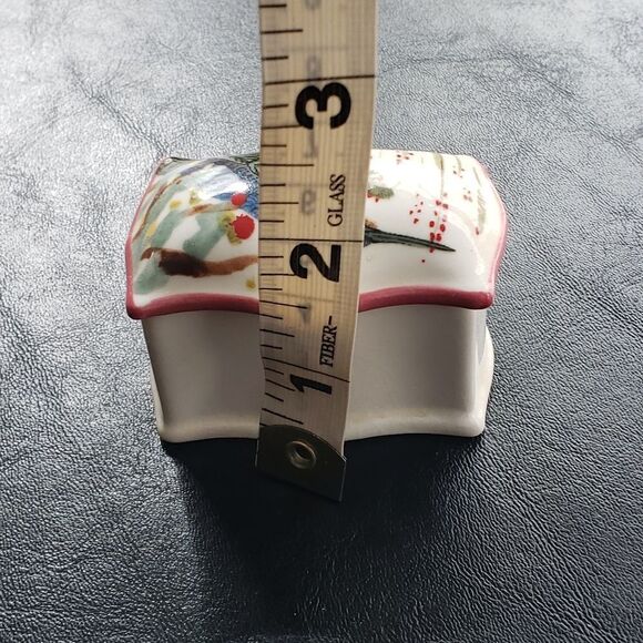 Decorative Bird Trinket Box - Blue and White - Picture 9 of 9